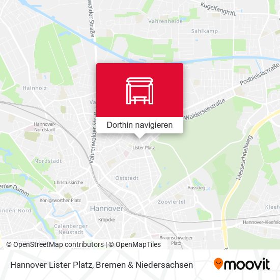 Hannover Lister Platz Karte