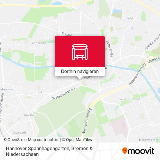 Hannover Spannhagengarten Karte