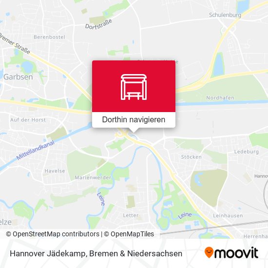 Hannover Jädekamp Karte