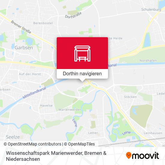 Wissenschaftspark Marienwerder Karte