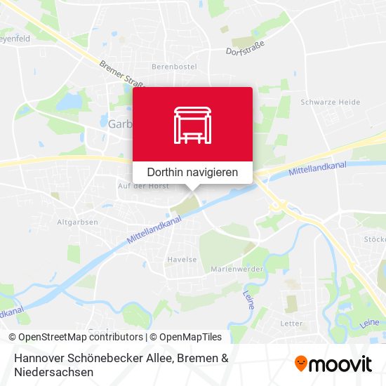 Hannover Schönebecker Allee Karte