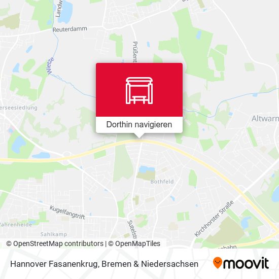 Hannover Fasanenkrug Karte