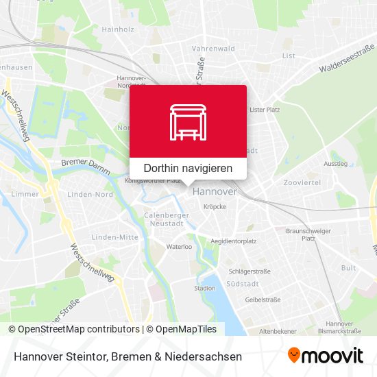 Hannover Steintor Karte