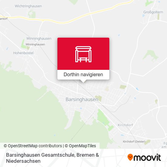 Barsinghausen Gesamtschule Karte