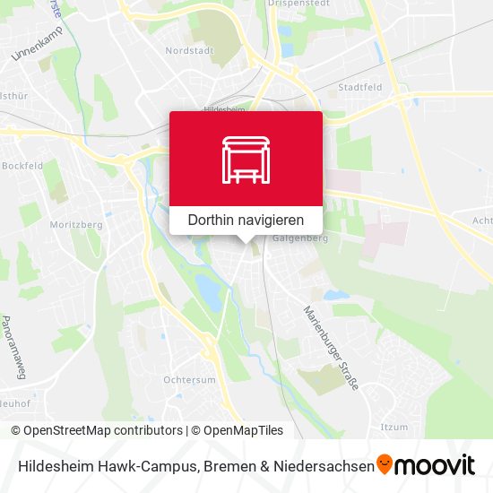 Hildesheim Hawk-Campus Karte