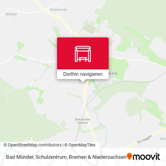Bad Münder, Schulzentrum Karte