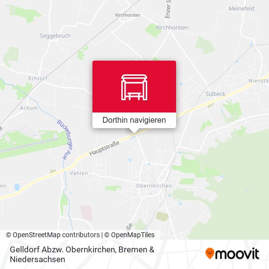 Gelldorf Abzw. Obernkirchen Karte
