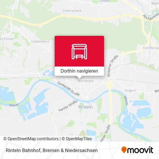 Rinteln Bahnhof Karte