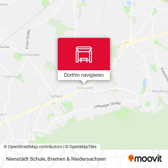 Nienstädt Schule Karte