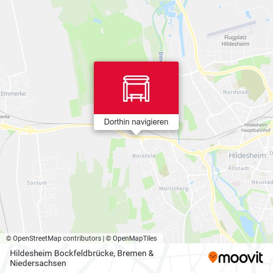 Hildesheim Bockfeldbrücke Karte