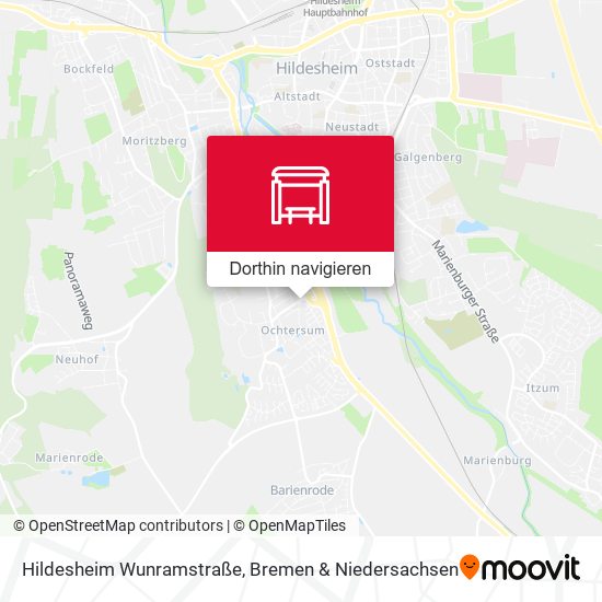 Hildesheim Wunramstraße Karte