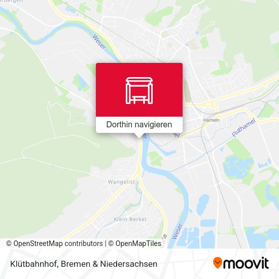 Klütbahnhof Karte
