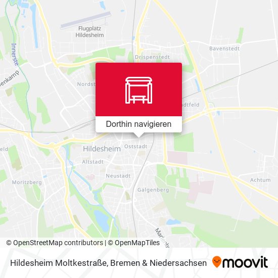 Hildesheim Moltkestraße Karte