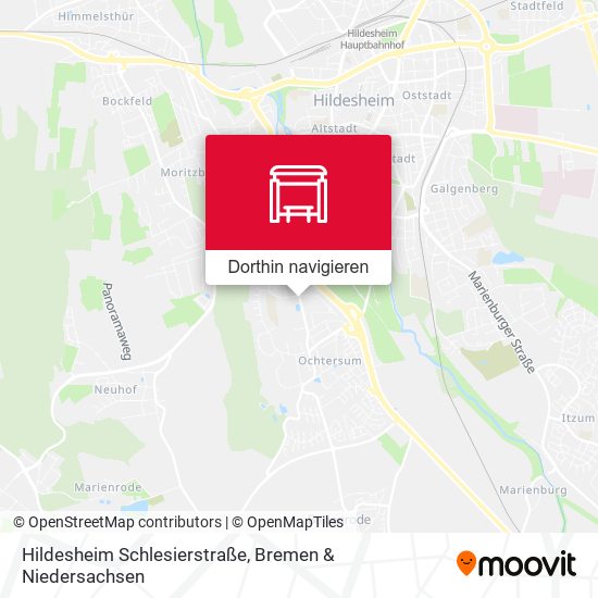 Hildesheim Schlesierstraße Karte