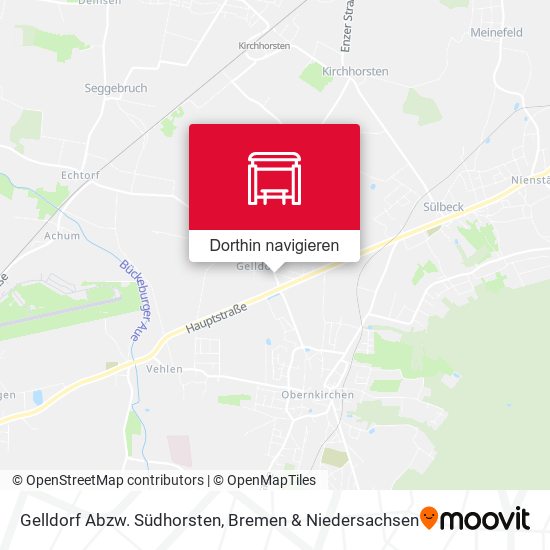 Gelldorf Abzw. Südhorsten Karte