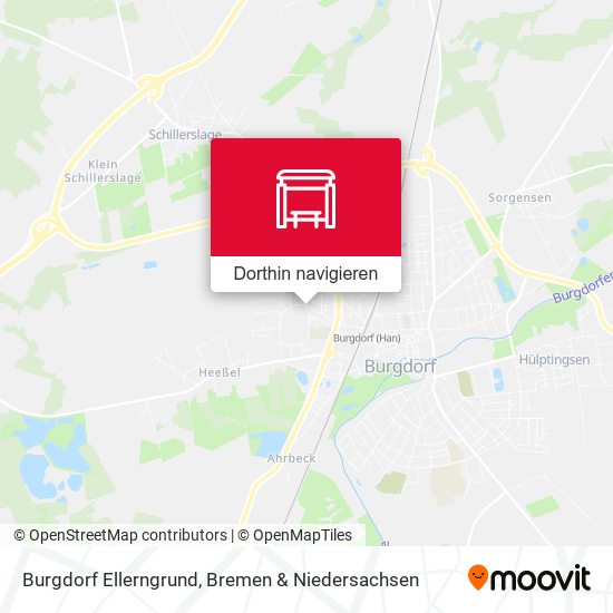 Burgdorf Ellerngrund Karte