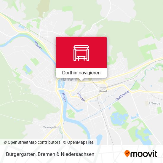 Bürgergarten Karte