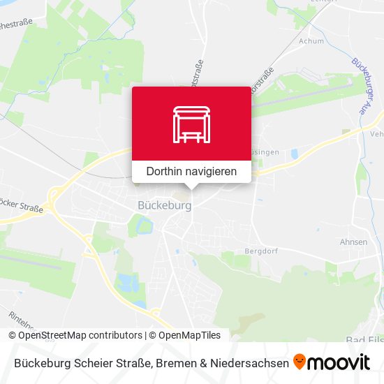 Bückeburg Scheier Straße Karte