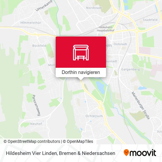 Hildesheim Vier Linden Karte