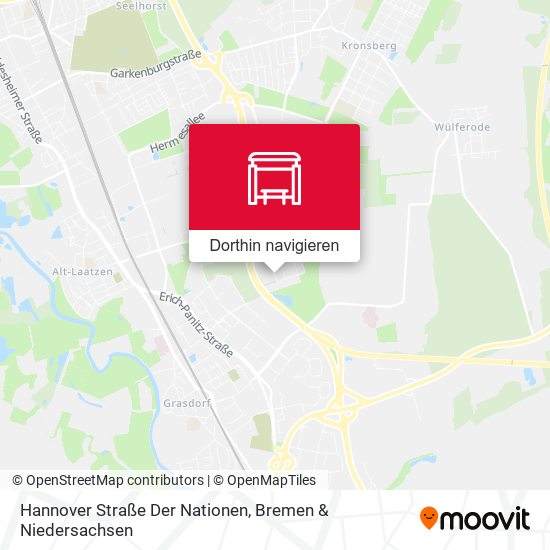 Hannover Straße Der Nationen Karte