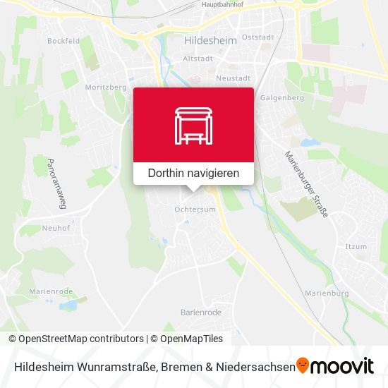 Hildesheim Wunramstraße Karte