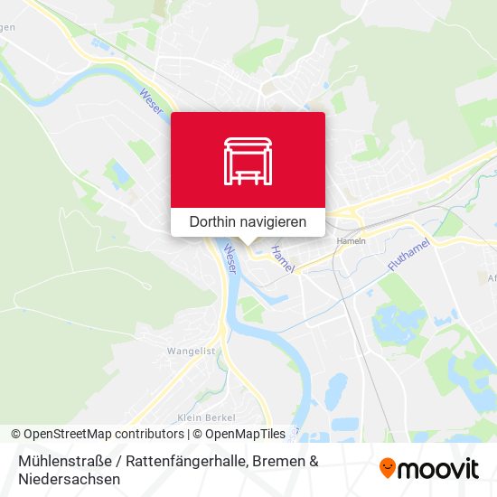 Mühlenstraße / Rattenfängerhalle Karte