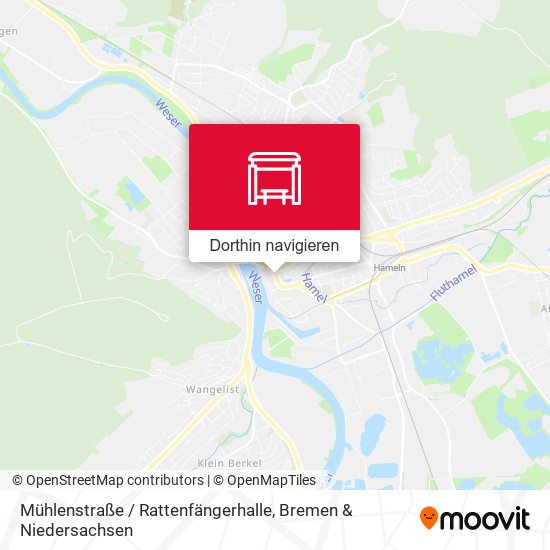 Mühlenstraße / Rattenfängerhalle Karte