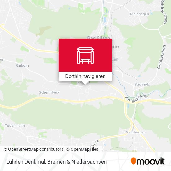 Luhden Denkmal Karte