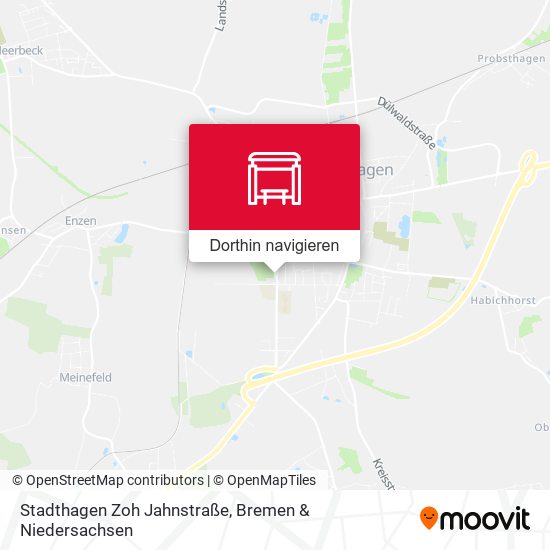 Stadthagen Zoh Jahnstraße Karte