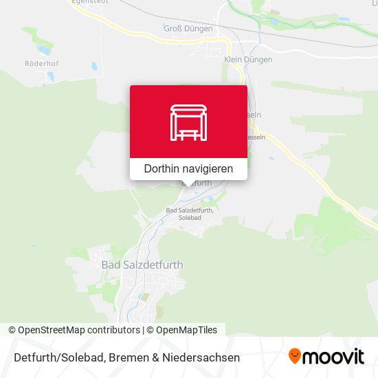 Detfurth/Solebad Karte