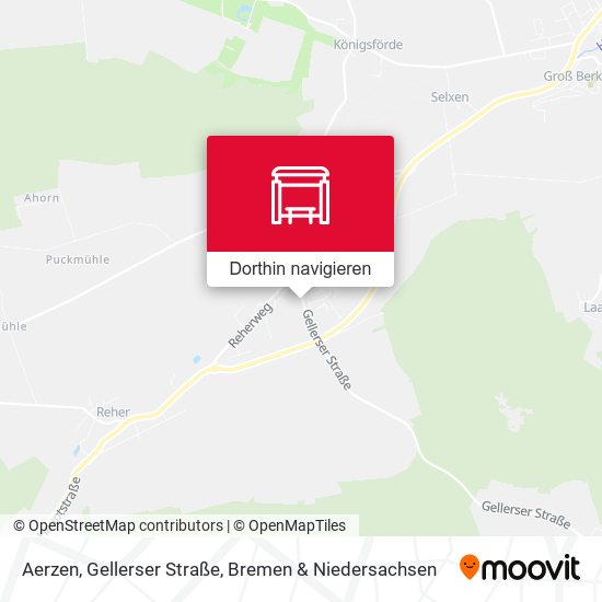 Aerzen, Gellerser Straße Karte