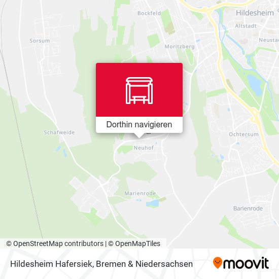 Hildesheim Hafersiek Karte