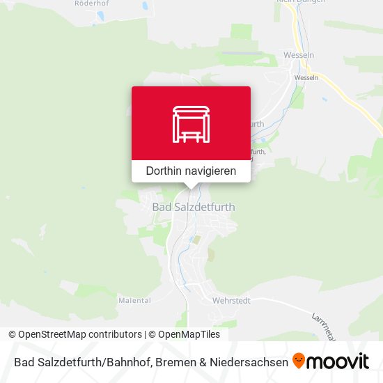 Bad Salzdetfurth/Bahnhof Karte