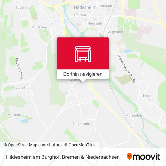Hildesheim am Burghof Karte