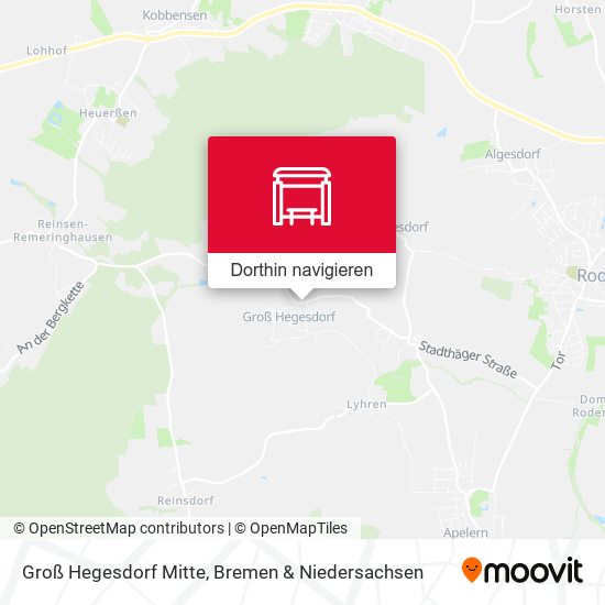 Groß Hegesdorf Mitte Karte