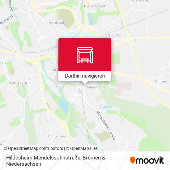 Hildesheim Mendelssohnstraße Karte