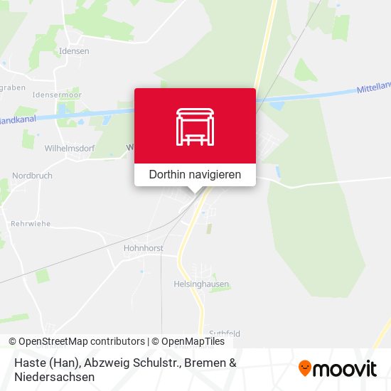 Haste (Han), Abzweig Schulstr. Karte