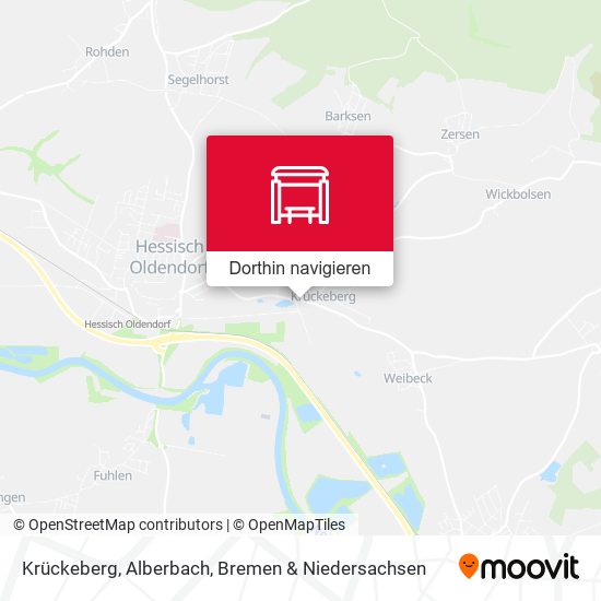 Krückeberg, Alberbach Karte