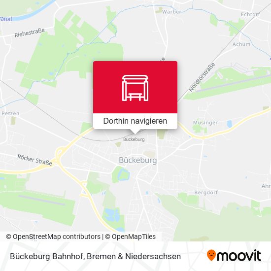 Bückeburg Bahnhof Karte