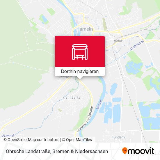 Ohrsche Landstraße Karte