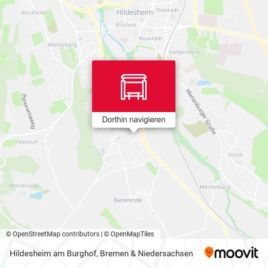 Hildesheim am Burghof Karte