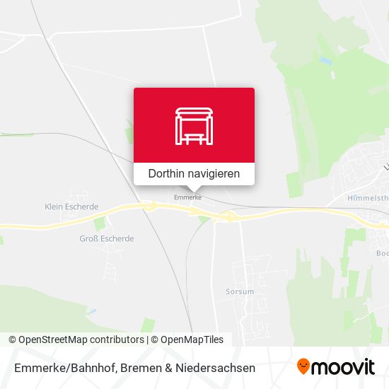 Emmerke/Bahnhof Karte