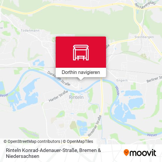 Rinteln Konrad-Adenauer-Straße Karte