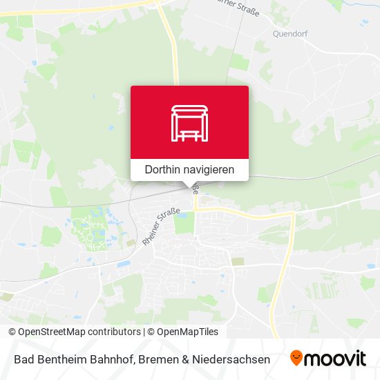 Bad Bentheim Bahnhof Karte