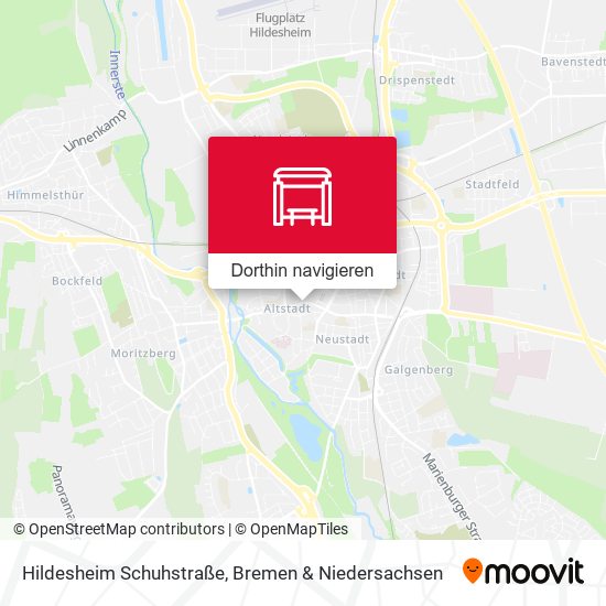 Hildesheim Schuhstraße Karte