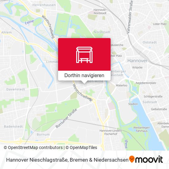 Hannover Nieschlagstraße Karte