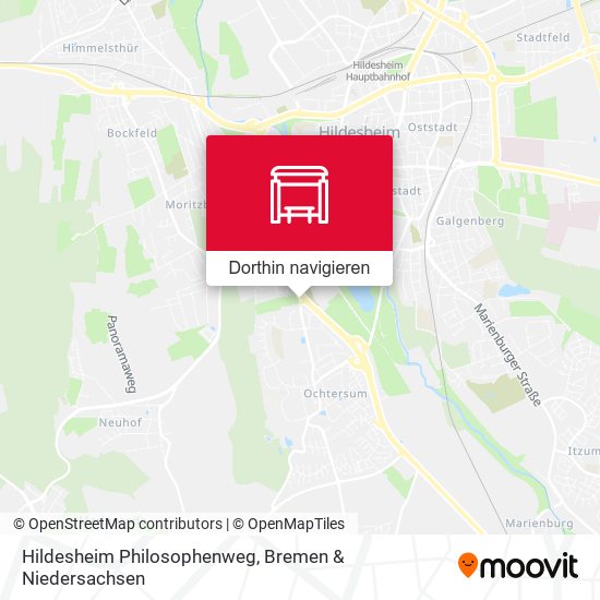 Hildesheim Philosophenweg Karte