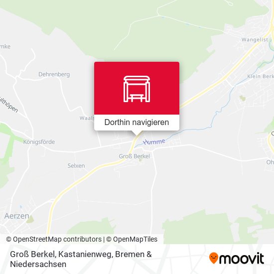 Groß Berkel, Kastanienweg Karte