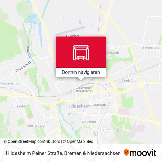 Hildesheim Peiner Straße Karte
