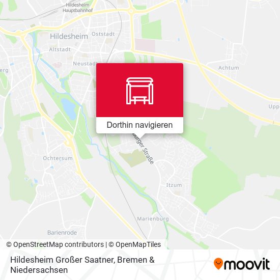 Hildesheim Großer Saatner Karte